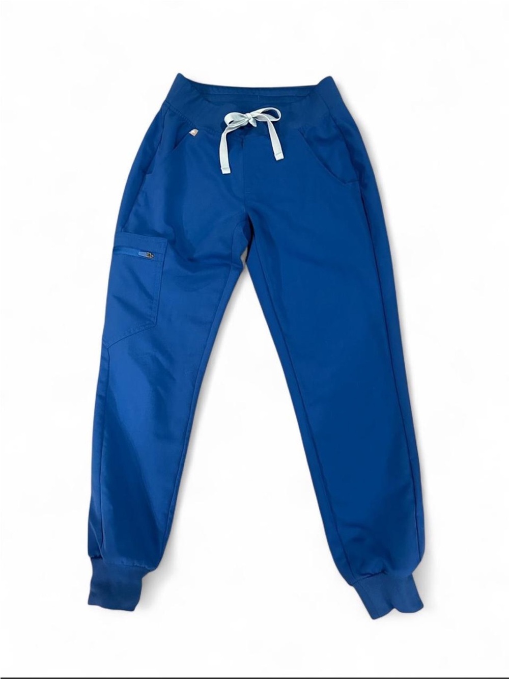 Figs Royal Blue Drawstring Jogger Pants